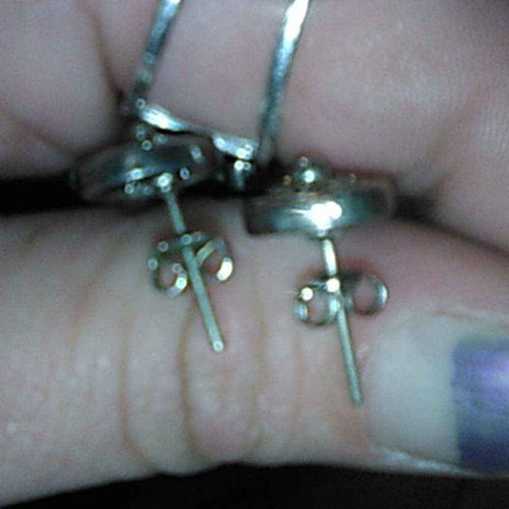 Silver earrings - Picture 6 of 7